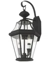 Livex Lighting Georgetown 2-light Black Outdoor Wall Lantern In Black