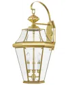 Livex Lighting Georgetown 3-light Pb Outdoor Wall Lantern