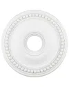 Livex Lighting Hand Applied White Ceiling Medallion In White