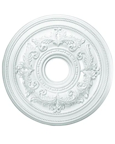 Livex Lighting Hand Applied White Ceiling Medallion