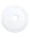 Livex Lighting Hand Applied White Ceiling Medallion In White