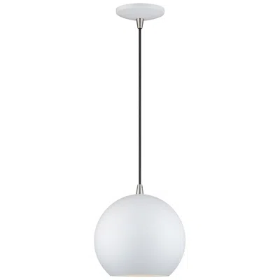 Livex Lighting Kuppola Led White Globe Pendant