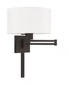 Livex Lighting Livex 1 Lt Bronze Swing Arm Wall Lamp