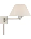 Livex Lighting Livex 1 Lt Brushed Nickel Swing Arm Wall Lamp
