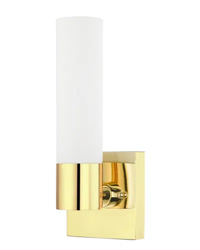 Livex Lighting Livex Aero 1 Lt Polished Brass Ada Wall Sconce