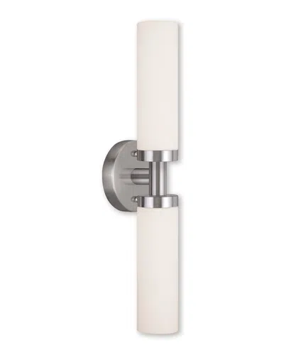 Livex Lighting Livex Aero 2-light Brushed Nickel Bath-light