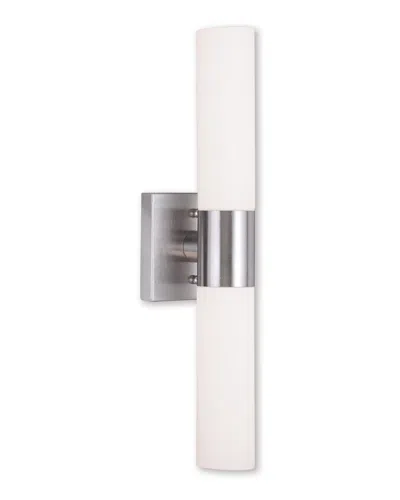 Livex Lighting Livex Aero 2-light Brushed Nickel Bath-light