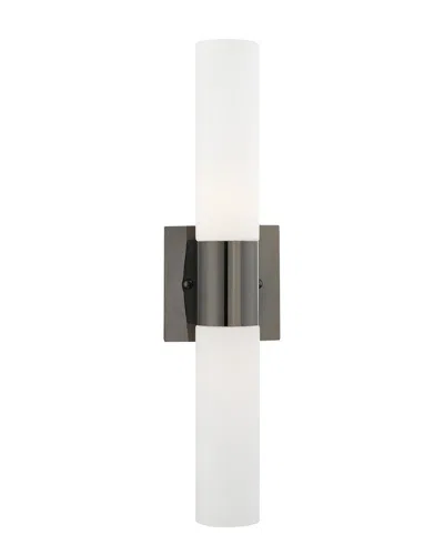 Livex Lighting Livex Aero 2 Lt Black Chrome Ada Bath Vanity In Neutral