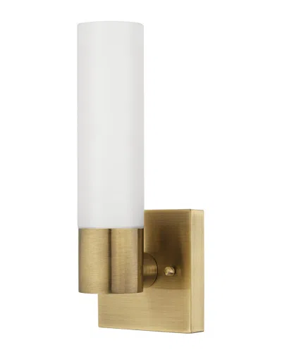 Livex Lighting Livex Aero 1 Lt Antique Brass Ada Wall Sconce