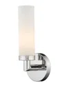 Livex Lighting Livex Aero 1-light Polished Chrome Wall Sconce