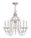 Livex Lighting Livex Alessia 5-light Brushed Nickel Chandelier