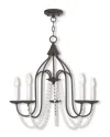 Livex Lighting Livex Alessia 5-light English Bronze Chandelier