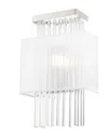 Livex Lighting Livex Alexis 1 Lt Brushed Nickel Ada Wall Sconce