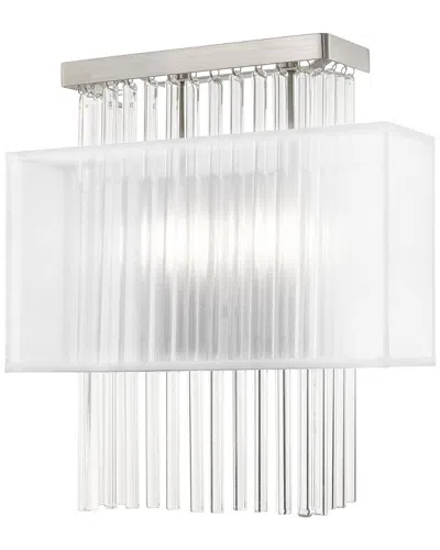 Livex Lighting Livex Alexis 2 Lt Brushed Nickel Ada Wall Sconce