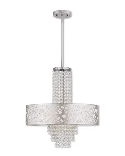 Livex Lighting Livex Allendale 4 Lt Ch Pendant Chandelier