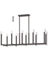 Livex Lighting Livex Alpine 10-light Bronze Linear Chandelier