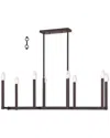 Livex Lighting Livex Alpine 8-light Bronze Linear Chandelier