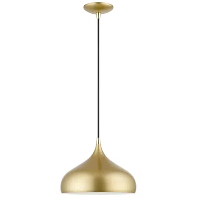 Livex Lighting Livex Amador 11 3/4" Wide Soft Gold Teardrop Mini Pendant