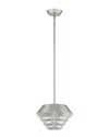 Livex Lighting Livex Amsterdam 1 Lt Brushed Nickel Mini Pendant