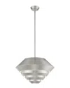 Livex Lighting Livex Amsterdam 1 Lt Brushed Nickel Mini Pendant