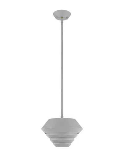 Livex Lighting Livex Amsterdam 1 Lt Nordic Gray Mini Pendant