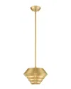 Livex Lighting Livex Amsterdam 1 Lt Satin Brass Mini Pendant