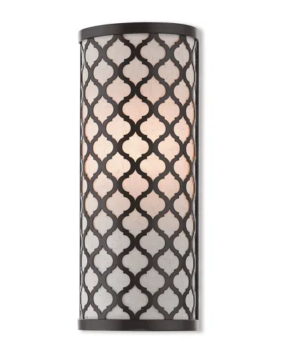 Livex Lighting Livex Arabesque 1 Lt Ebz Ada Wall Sconce In Black