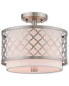 Livex Lighting Livex Arabesque 2 Light Bn Ceiling Mount