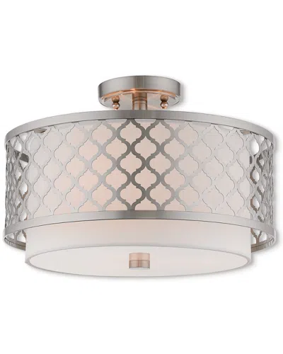 Livex Lighting Livex Arabesque 3 Lt Bn Ceiling Mount