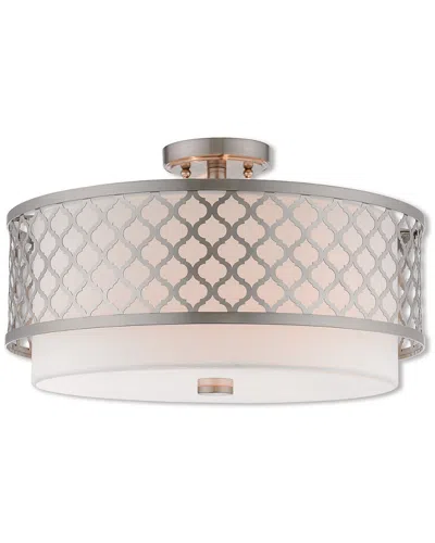 Livex Lighting Livex Arabesque 3 Lt Bn Ceiling Mount
