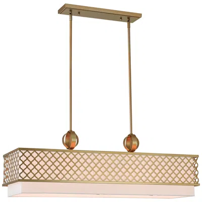 Livex Lighting Livex Arabesque 39 3/4" Soft Gold Kitchen Island Light Pendant