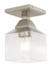 Livex Lighting Livex Aragon 1 Light Brushed Nickel Ceiling Mount