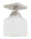 Livex Lighting Livex Aragon 1 Light Brushed Nickel Ceiling Mount