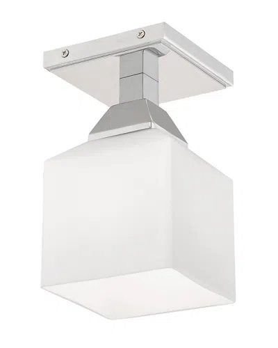 Livex Lighting Livex Aragon 1 Light Polished Chrome Ceiling Mount
