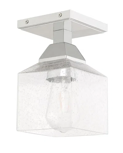 Livex Lighting Livex Aragon 1 Light Polished Chrome Ceiling Mount