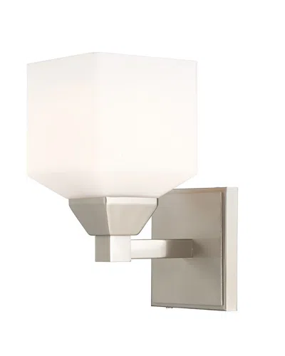 Livex Lighting Livex Aragon 1 Lt Brushed Nickel Wall Sconce