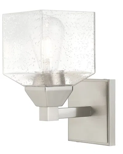 Livex Lighting Livex Aragon 1 Lt Brushed Nickel Wall Sconce