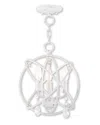 Livex Lighting Livex Aria 3-light Aw Mini Chandelier/ceiling Mount In White