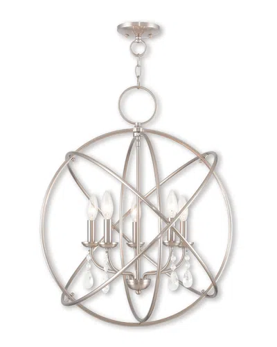 Livex Lighting Livex Aria 5-light Brushed Nickel Chandelier