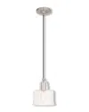Livex Lighting Livex Art Glass 1-light Brushed Nickel Mini Pendant
