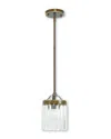 Livex Lighting Livex Ashton 1-light Palatial Bronze Mini Pendant
