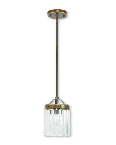 Livex Lighting Livex Ashton 1-light Palatial Bronze Mini Pendant