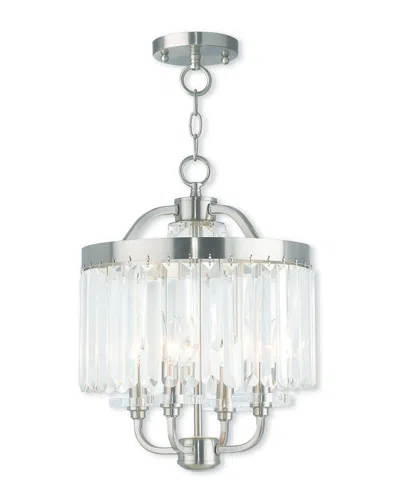 Livex Lighting Livex Ashton 4-light Bn Mini Chandelier/ceiling Mount