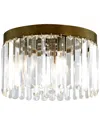 Livex Lighting Livex Ashton 4-light Palatial Bronze Ceiling Mount In Multi