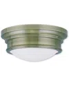Livex Lighting Livex Astor 3-light Antique Brass Ceiling Mount