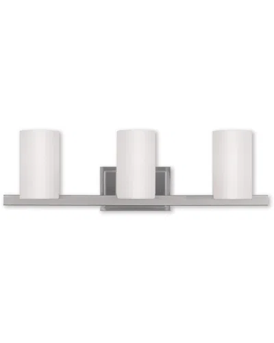 Livex Lighting Livex Astoria 3-light Brushed Nickel Bath-light