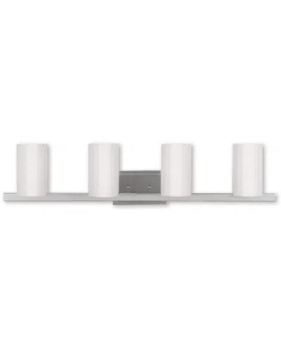 Livex Lighting Livex Astoria 4-light Brushed Nickel Bath-light