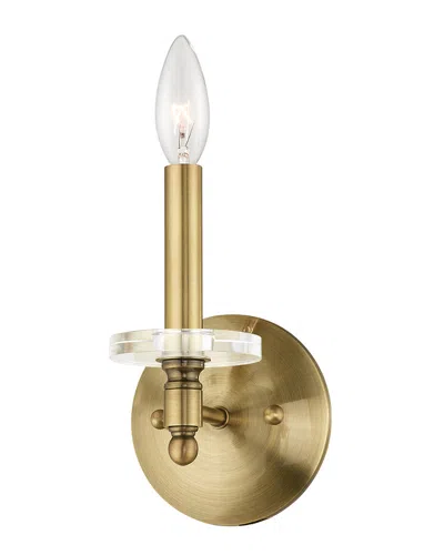 Livex Lighting Livex Bancroft 1 Lt Antique Brass Wall Sconce
