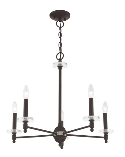 Livex Lighting Livex Bancroft 5 Light Bronze Chandelier