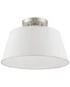 Livex Lighting Livex Belclaire 1 Light Brushed Nickel Ceiling Mount